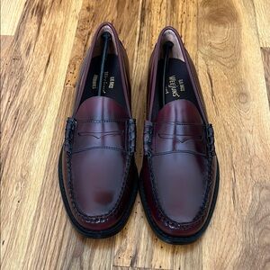 G.H. Bass & Co. Deep Red Penny Loafers